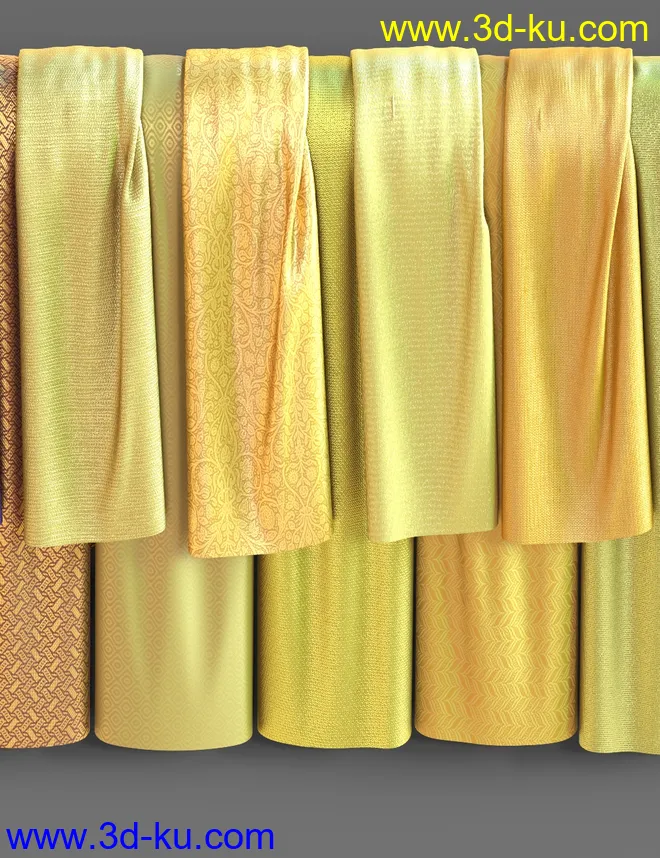 4K Fabric Shader Presets 2 for Iray模型的图片5