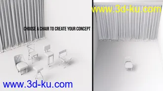3D打印模型5 Stylistic Backdrops的图片