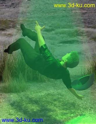 3D打印模型Abducted Poses for Genesis 8 Female And Male的图片