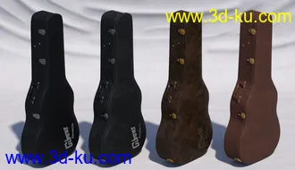 3D打印模型Acoustic Guitar and Poses for Genesis 8的图片