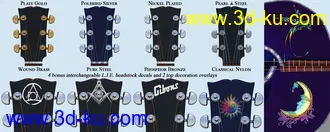 3D打印模型Acoustic Guitar and Poses for Genesis 8的图片