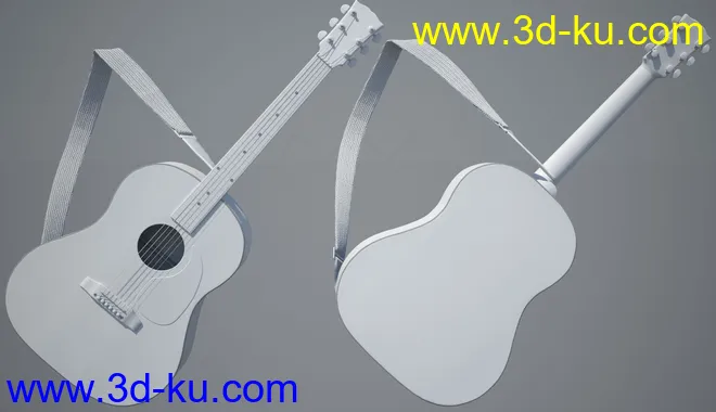 Acoustic Guitar and Poses for Genesis 8模型的图片15