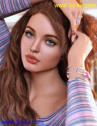 3D打印模型Addy Hazel for Genesis 8 Female的图片