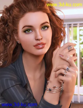 3D打印模型Addy Hazel for Genesis 8 Female的图片