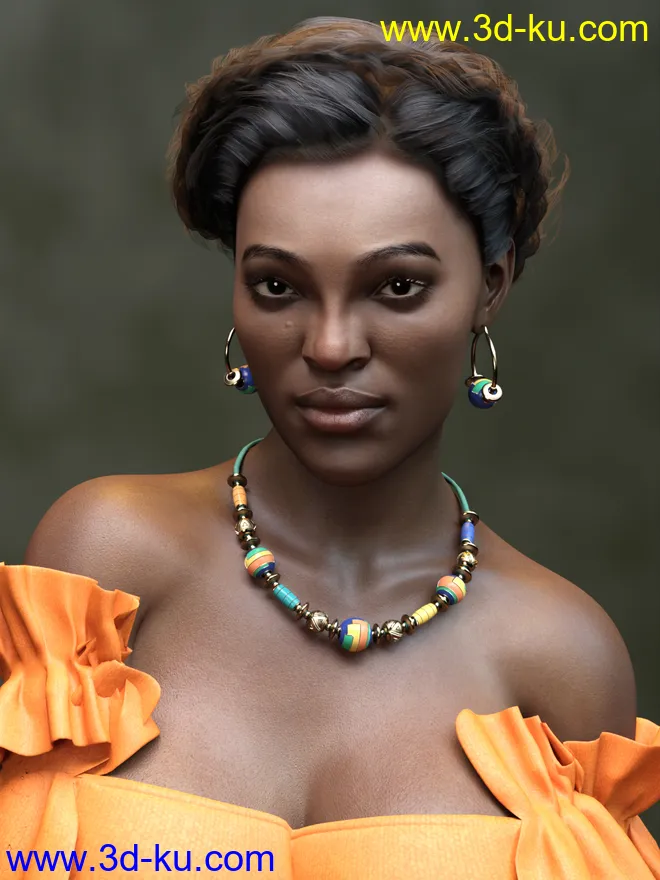 Adesewa For Genesis 8 Female模型的图片1