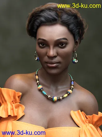 3D打印模型Adesewa For Genesis 8 Female的图片