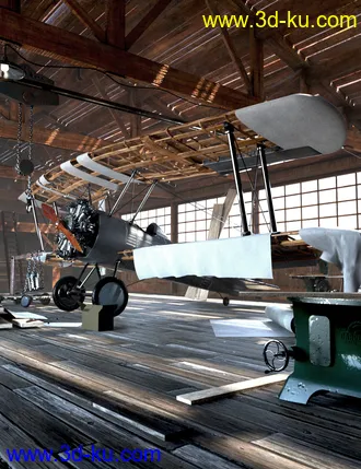 Aircraft Hangar模型的图片1