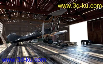 Aircraft Hangar模型的图片3