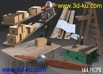 Aircraft Hangar模型的图片10