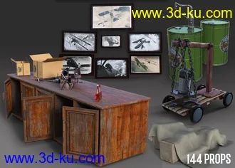 3D打印模型Aircraft Hangar的图片