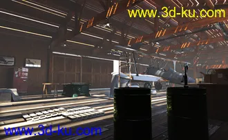 3D打印模型Aircraft Hangar的图片