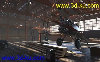 3D打印模型Aircraft Hangar的图片