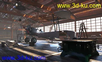 3D打印模型Aircraft Hangar的图片