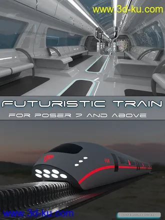 3D打印模型AJ Futuristic Train的图片