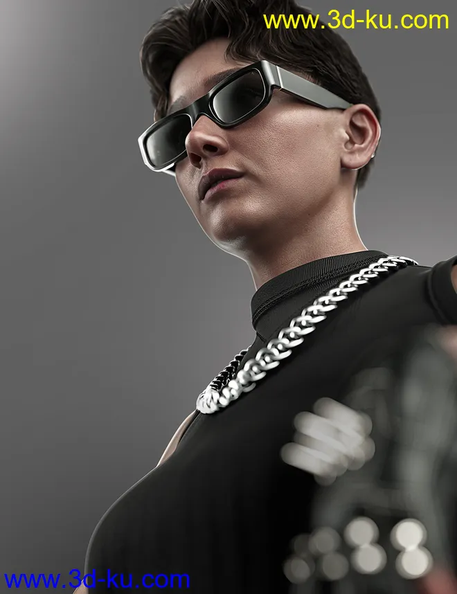 AJC 2020's Modern Realness Outfit for Genesis 8 and 8.1 Females模型的图片2