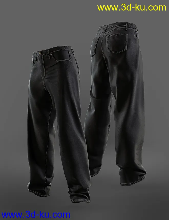 AJC 2020's Modern Realness Outfit for Genesis 8 and 8.1 Females模型的图片10