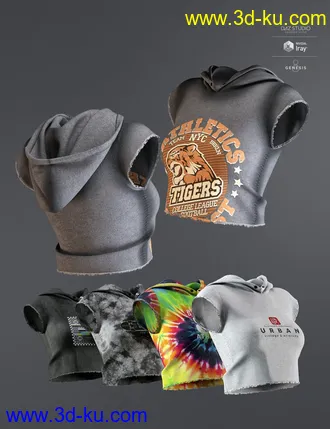 3D打印模型AJC Pro Skate Top for Genesis 8 and 8.1 Females的图片