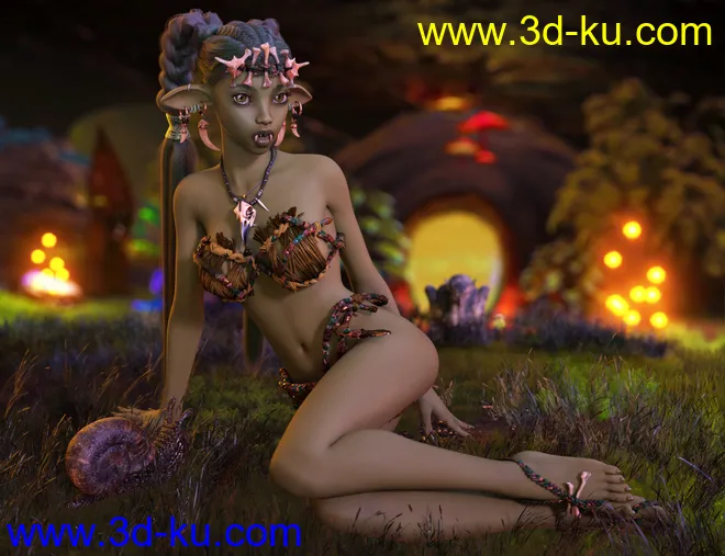 Akubisa for Genesis 8 Female模型的图片2