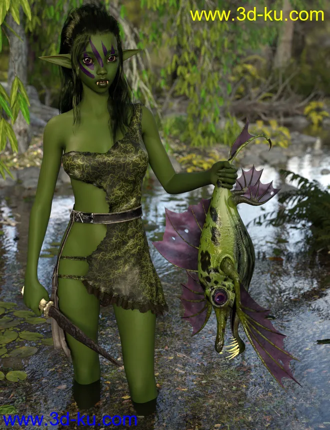 Akubisa for Genesis 8 Female模型的图片8
