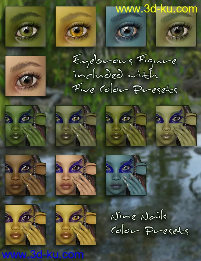 Akubisa for Genesis 8 Female模型的图片12