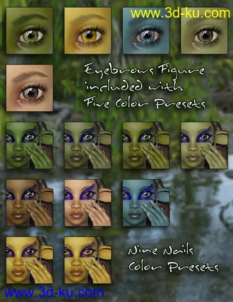 3D打印模型Akubisa for Genesis 8 Female的图片