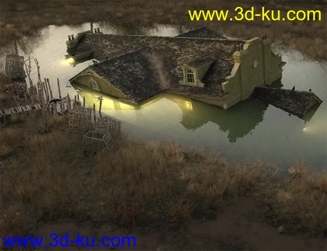 Albert Mansion Sunken Add-on模型的图片4