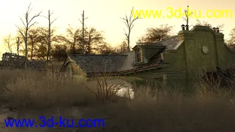 3D打印模型Albert Mansion Sunken Add-on的图片