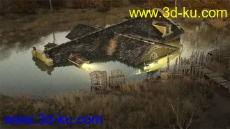 3D打印模型Albert Mansion Sunken Add-on的图片