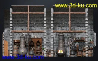 3D打印模型Alchemy Lab的图片