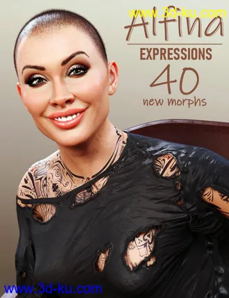 3D打印模型Alfina Expressions for Genesis 8 and 8.1 Female的图片