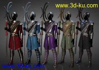 3D打印模型Alien Guard Textures的图片