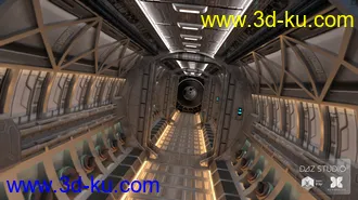 3D打印模型Alien Ship Hallway的图片