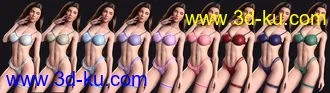 3D打印模型Angel Secrets Bites Vol1 Lingerie for Genesis 8.1 Females的图片