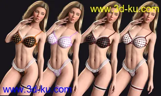 3D打印模型Angel Secrets Bites Vol1 Lingerie for Genesis 8.1 Females的图片