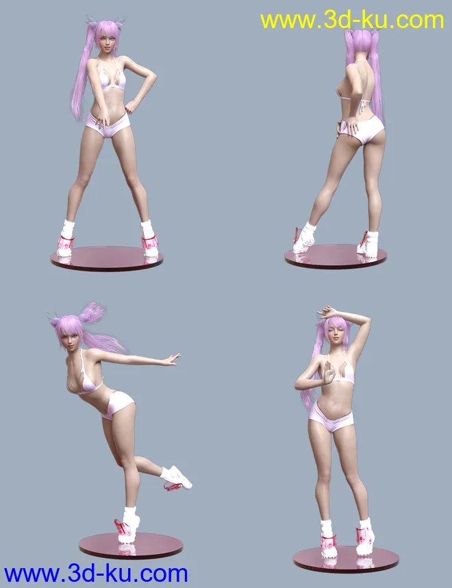 Anime II Poses for Genesis 8 Female模型的图片5