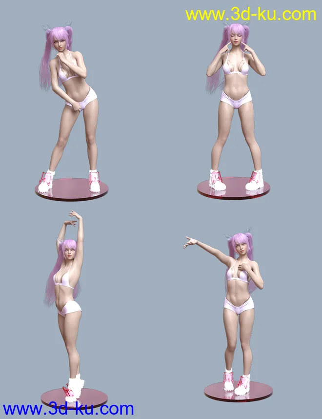 Anime II Poses for Genesis 8 Female模型的图片7