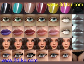 3D打印模型Annabelle HD For Genesis 8 and 8.1 Females的图片