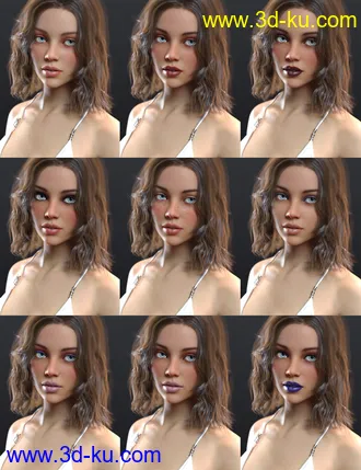 3D打印模型Annabelle HD For Genesis 8 and 8.1 Females的图片