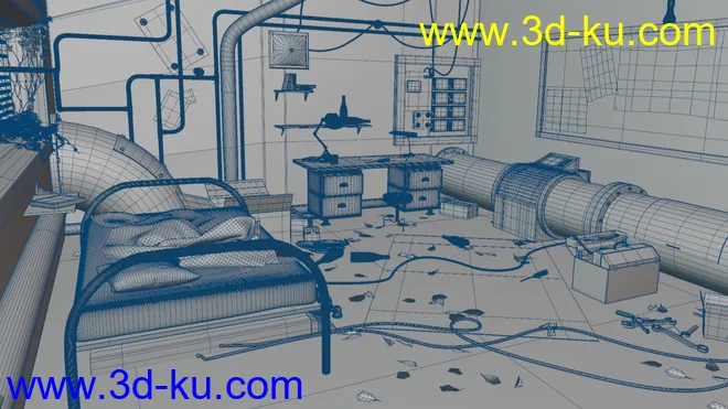 Apocalyptic Bunker模型的图片17