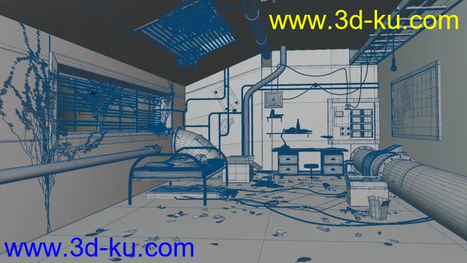 Apocalyptic Bunker模型的图片18