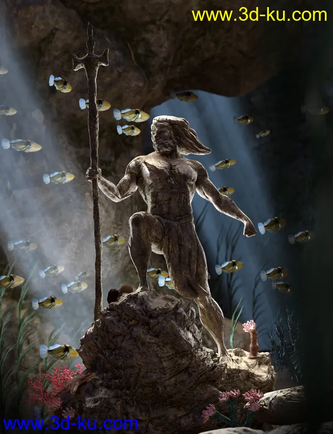 Aquatic Fantasy Props And Scene Kit模型的图片1