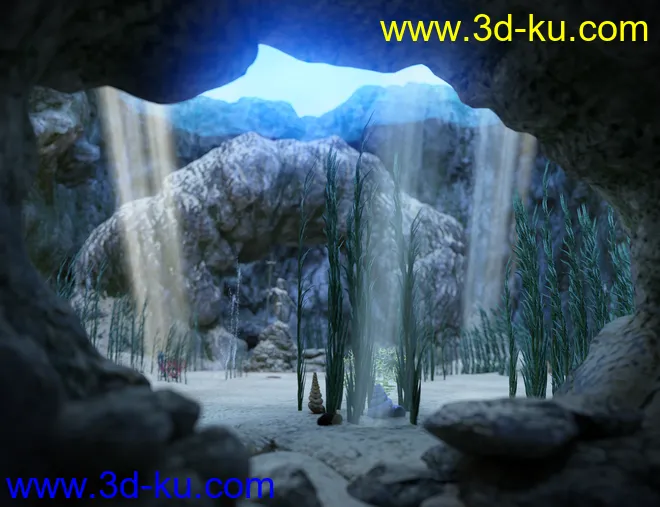 Aquatic Fantasy Props And Scene Kit模型的图片2