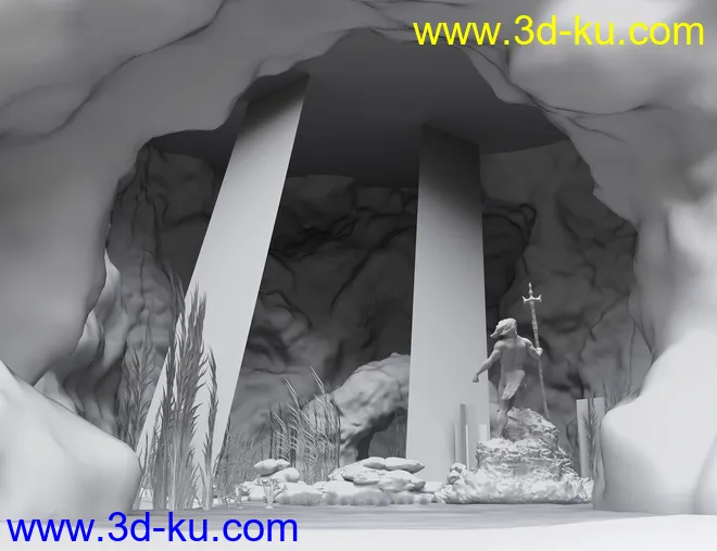 Aquatic Fantasy Props And Scene Kit模型的图片6