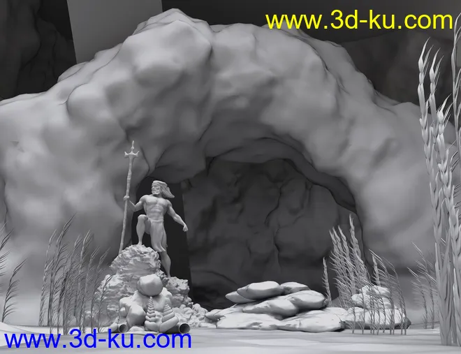 Aquatic Fantasy Props And Scene Kit模型的图片7