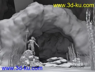 3D打印模型Aquatic Fantasy Props And Scene Kit的图片