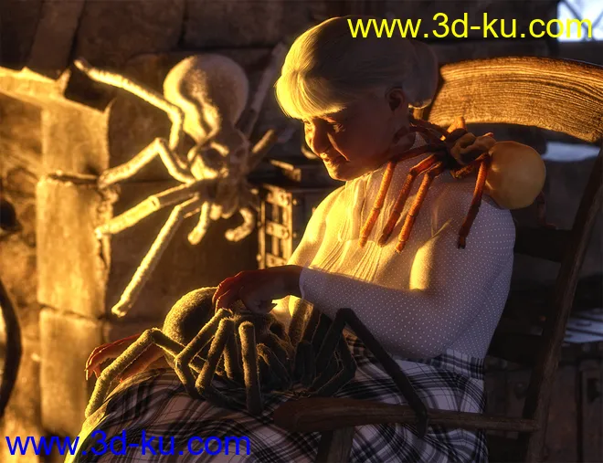 Aracranium Oso Skull Spider模型的图片3