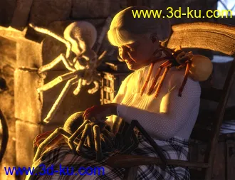 3D打印模型Aracranium Oso Skull Spider的图片