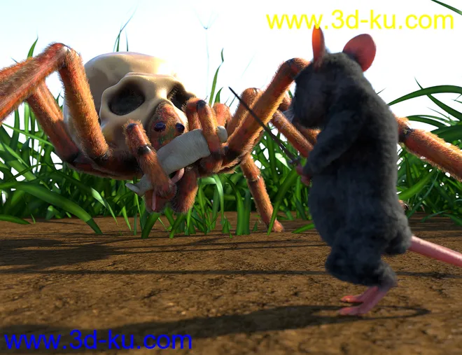 Aracranium Oso Skull Spider模型的图片6