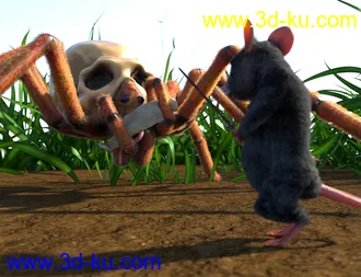 3D打印模型Aracranium Oso Skull Spider的图片