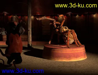 3D打印模型Aracranium Oso Skull Spider的图片